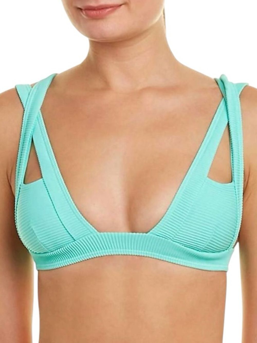 Kopper and Zinc turquoise bikini, top size medium
